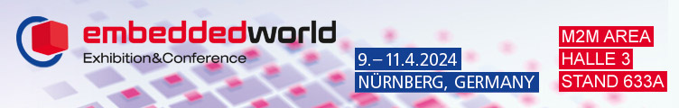embedded world // 09. -11.04.2024 // Halle 3, Stand 633A