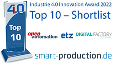 SSV in den Top 10 des Industrie 4.0 Innovation Awards 2022