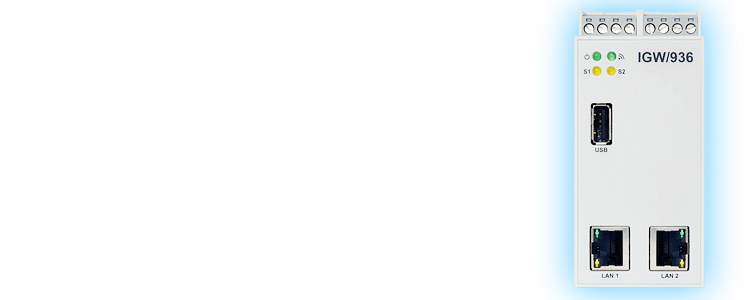 OT/IT-Gateway IGW/936A: Domänenbildung und -isolation zwischen Ethernet-basierten IT- und OT-Netzwerken